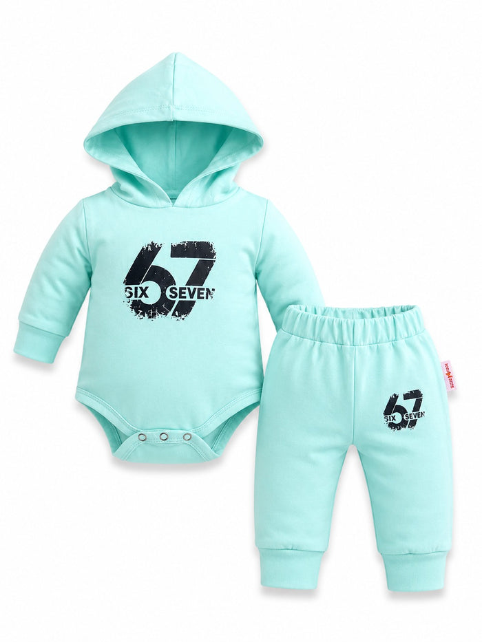Hooded Bodysuit & Trouser Set (6-36M)