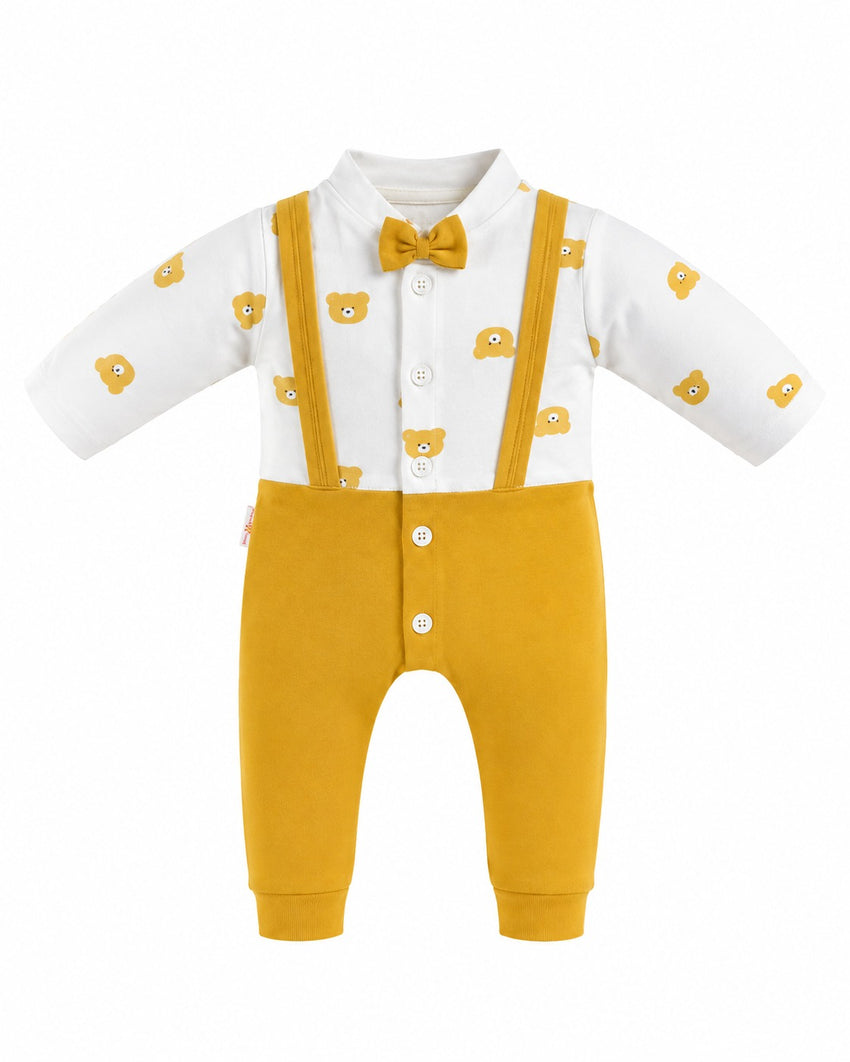 Tuxedo Full Romper (0-12M)