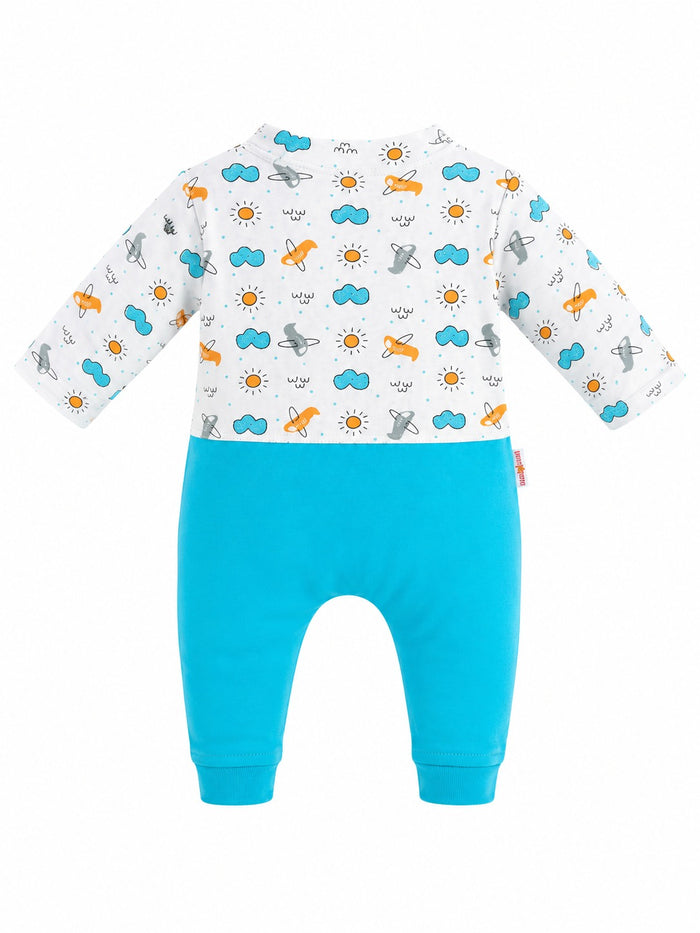 Tuxedo Full Romper (0-12M)