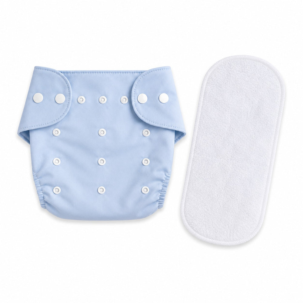 Solid Reuseable Diapers 0-5Y
