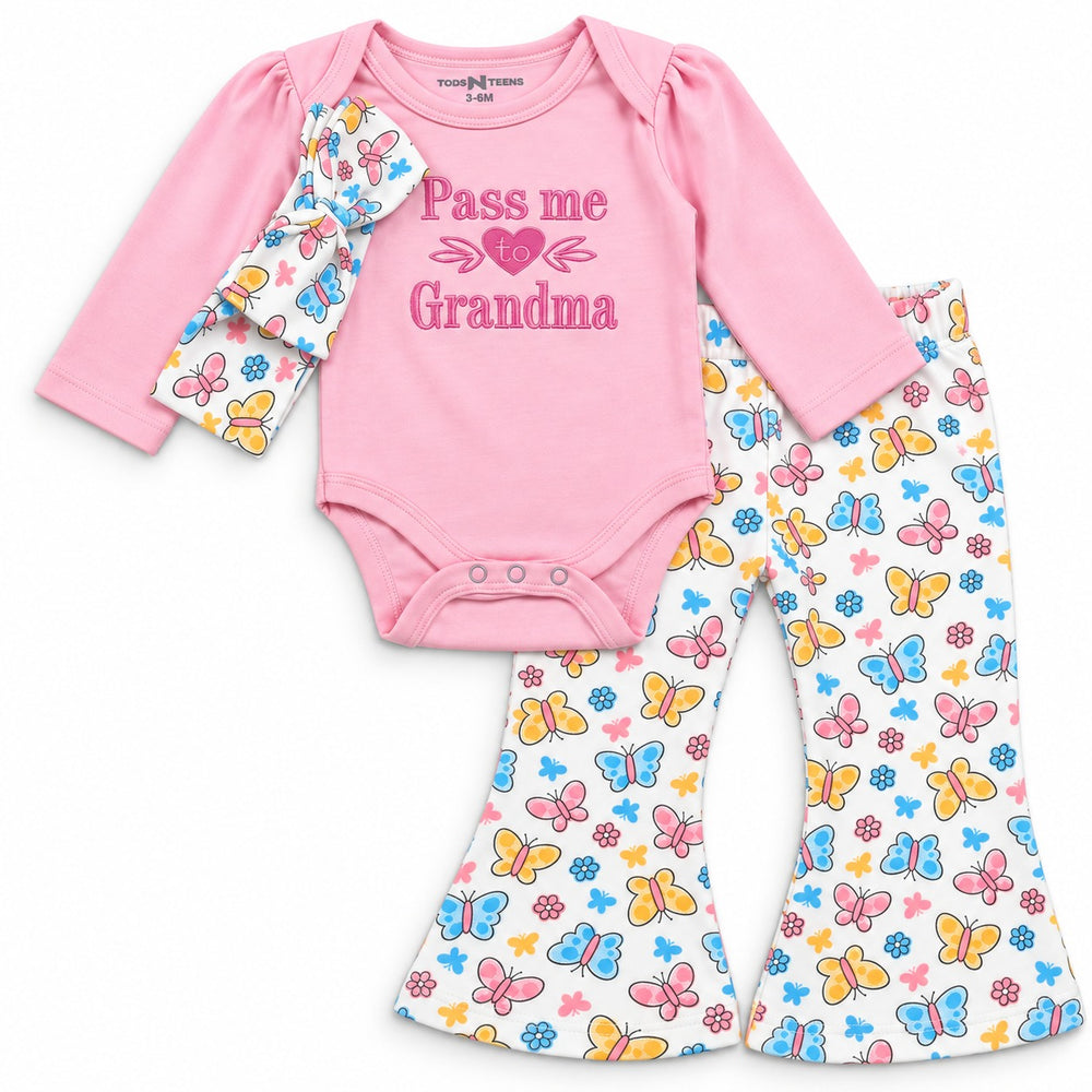 Grandma 3 Piece Baby Set (3-18M)