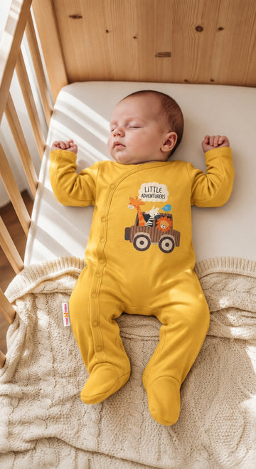 Baby Sleepsuit Rompers – Footed (0–12M)