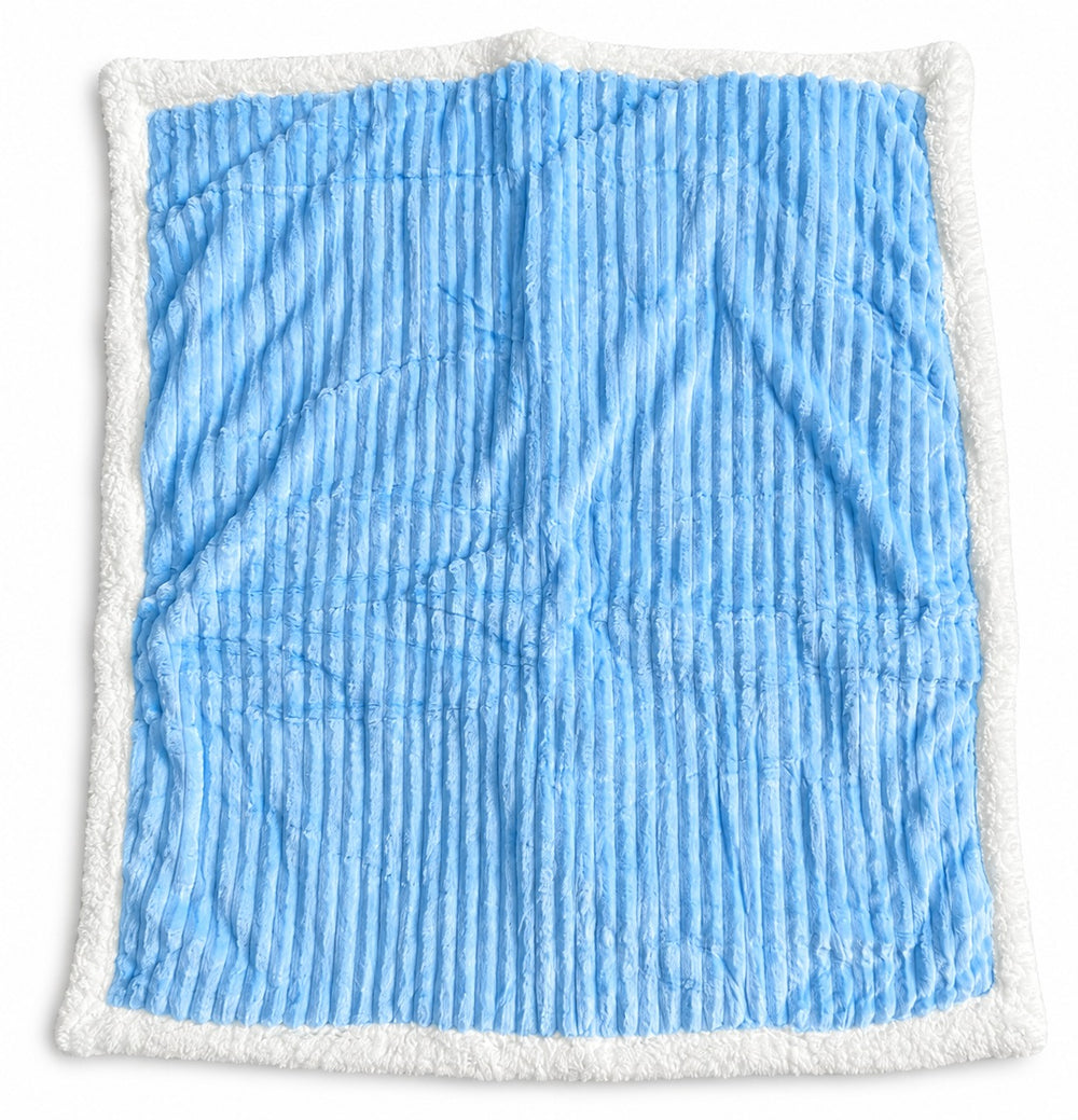 Plush Ribbed Baby Blanket