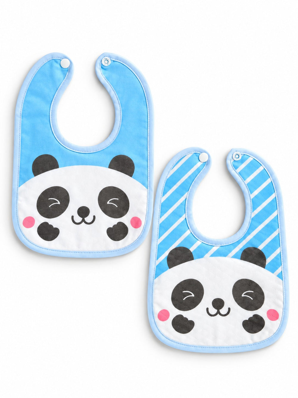 2 Pc Soft Cotton Bib Set