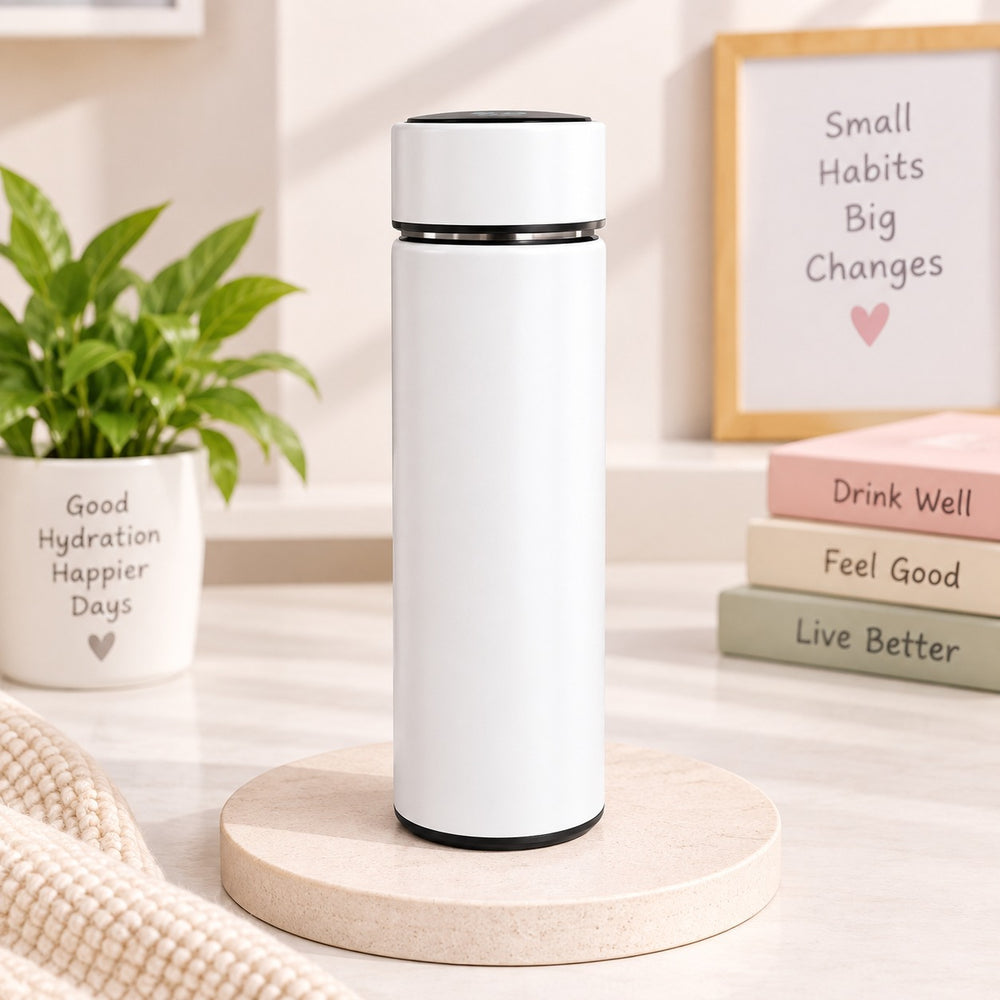 Imported Stainless Steel Travel Bottle with Thermometer