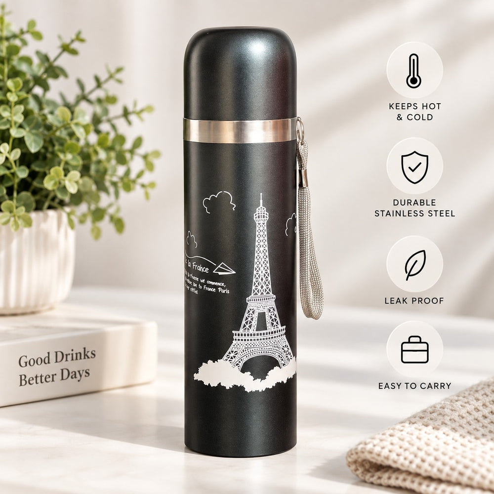 Imported Stainless Steel Travel Bottle - 500ML