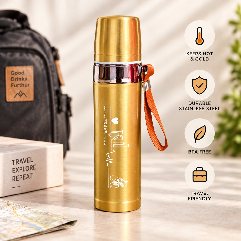 Imported Stainless Steel Travel Bottle - 750ML