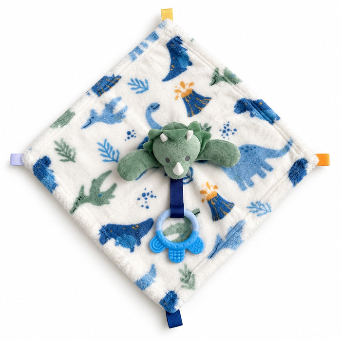 Plush Baby Blanket with Toy
