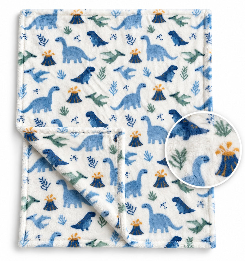 Plush Blanket with Toy & Teether