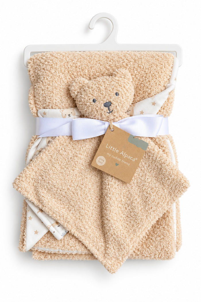 Plush Baby Blanket with Toy