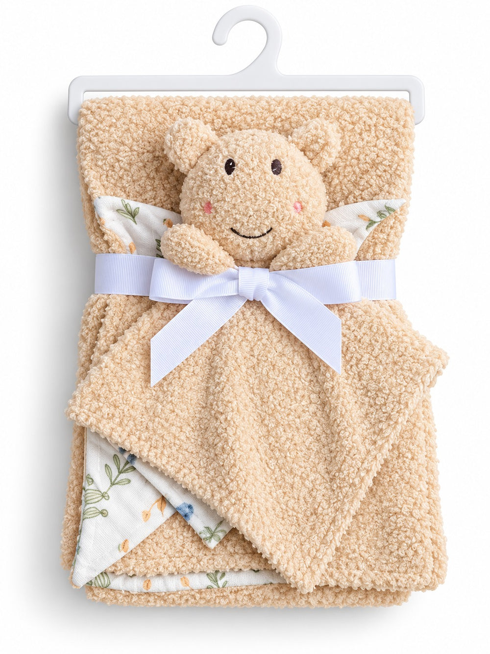 Plush Baby Blanket with Toy