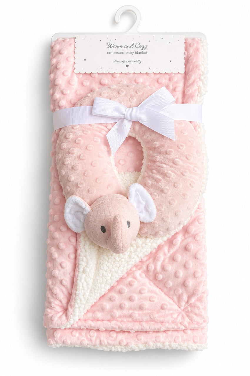 Plush Blanket with Pillow