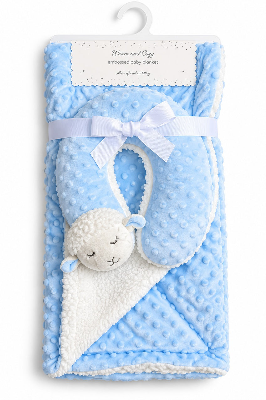 Plush Blanket with Pillow
