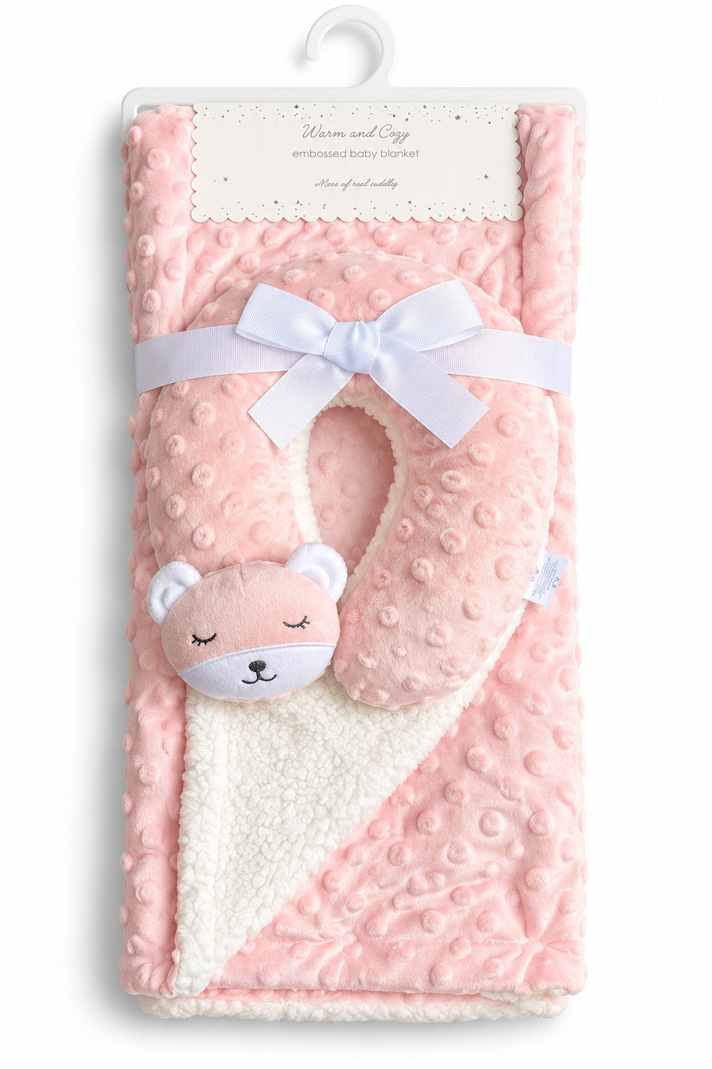 Plush Baby Blanket with Toy