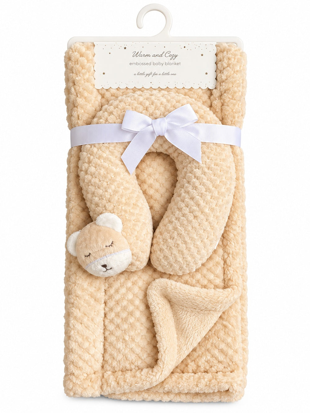 Plush Baby Blanket with Toy
