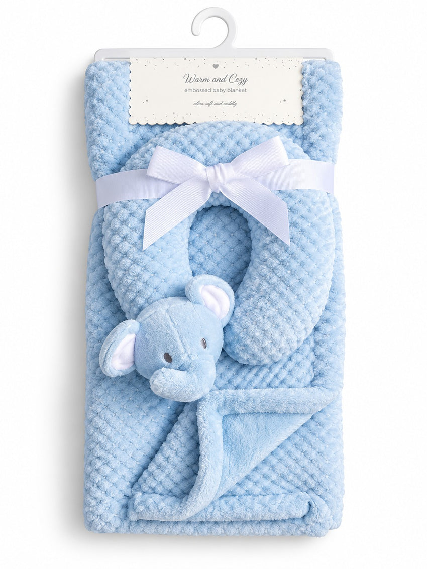Plush Blanket with Pillow