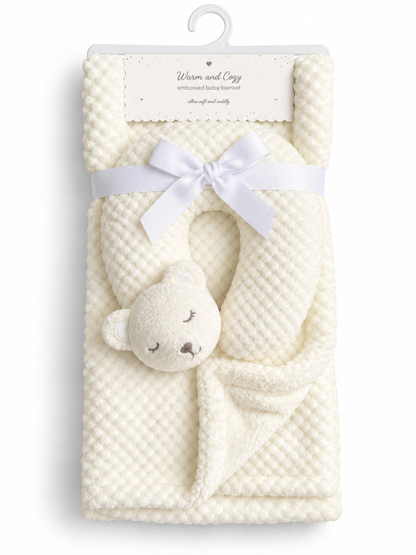 Plush Blanket with Pillow