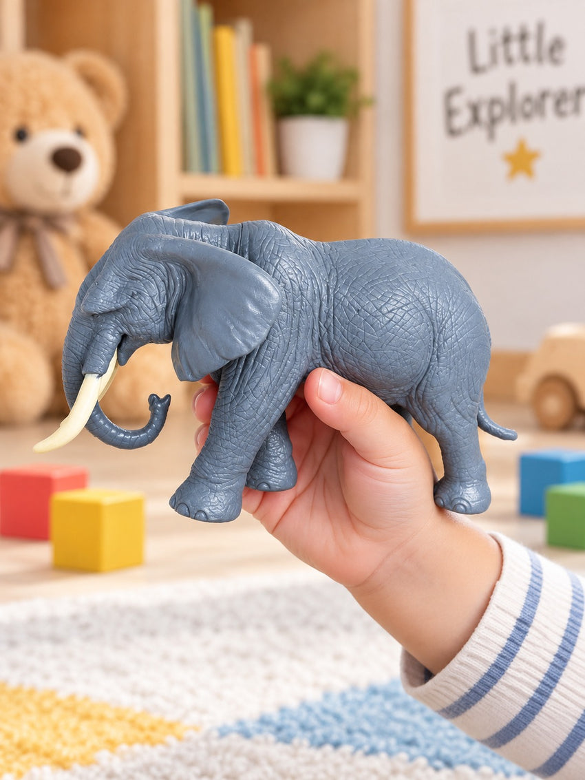 12 Pieces Silicone Animals Box
