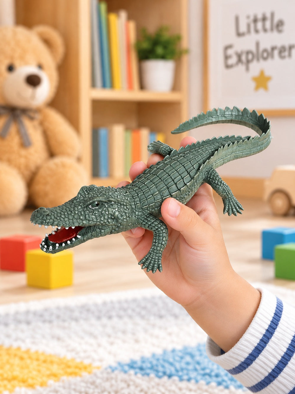 12 Pieces Silicone Animals Box
