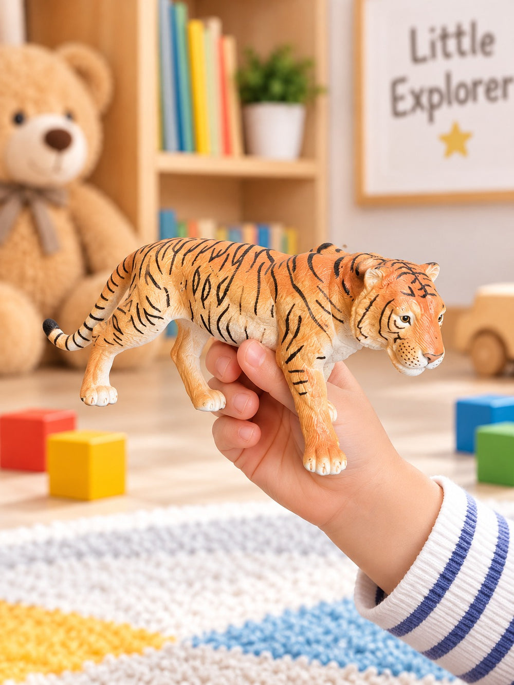 12 Pieces Silicone Animals Box