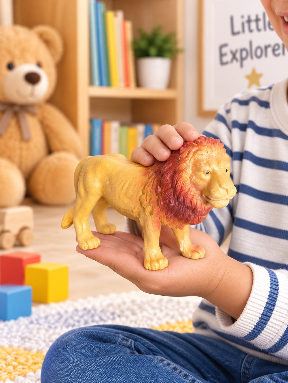 12 Pieces Silicone Animals Box