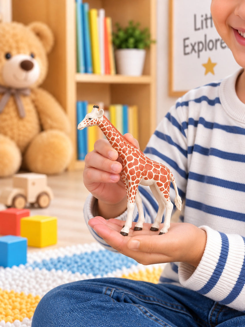 12 Pieces Silicone Animals Box