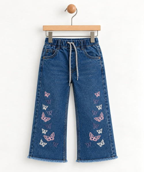 Girls Stylish Wide Leg Pants (3-10Y)