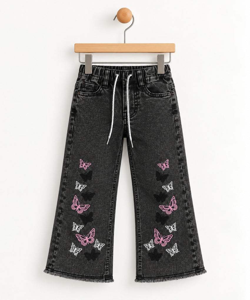 Girls Stylish Wide Leg Pants (3-10Y)