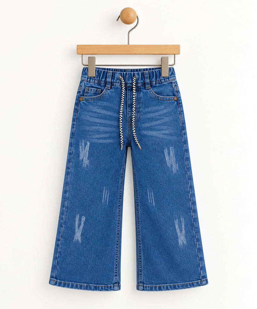 Girls Stylish Wide Leg Pants (3-10Y)