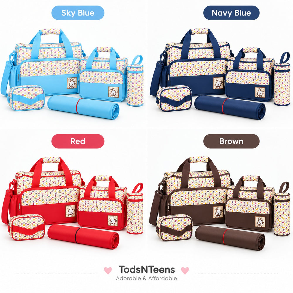 Polka 5 Pieces bag