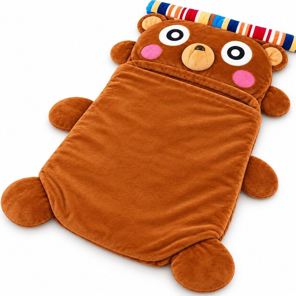 Cute Plush Swaddle Sleeping Sack (1-5Y)