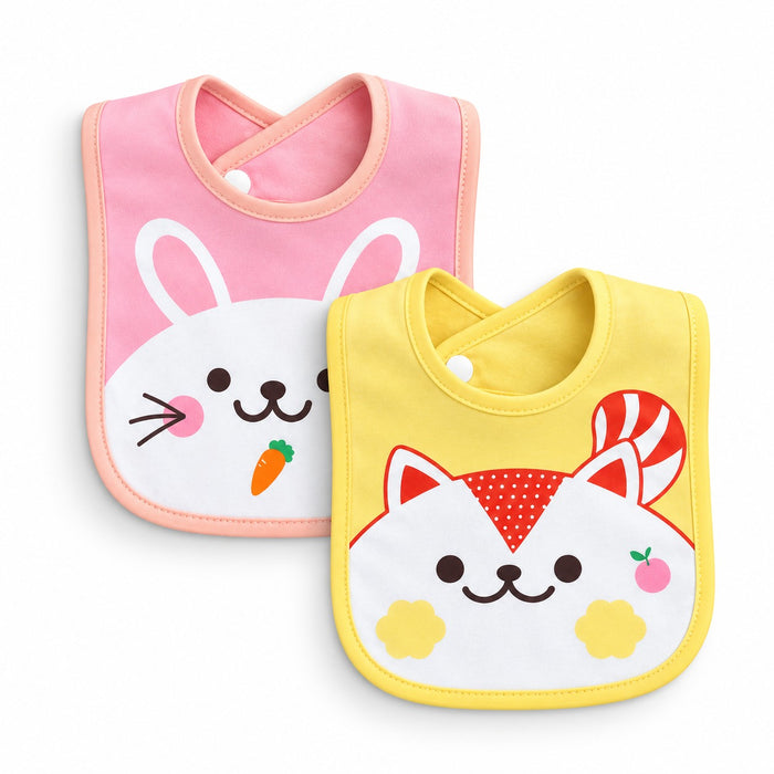 Pack of 2 Cotton Bibs