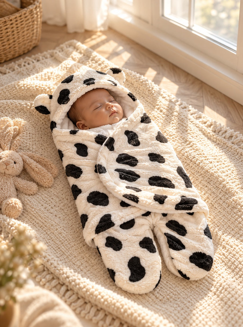 Thick Romper Blanket - Printed  (0-6M)