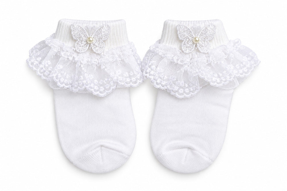 Girls Lace Socks