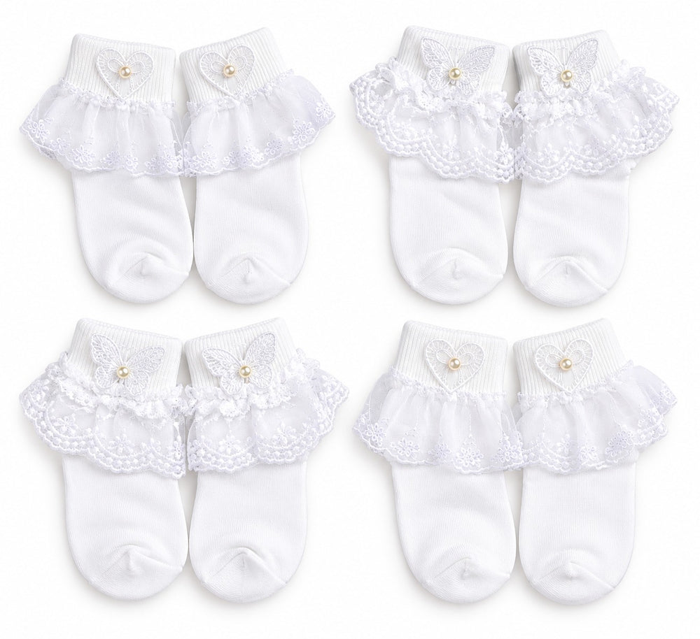 Girls Lace Socks