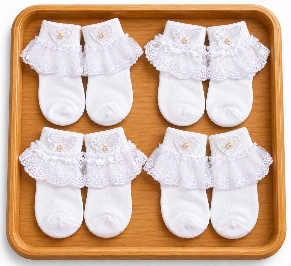 Girls Lace Socks