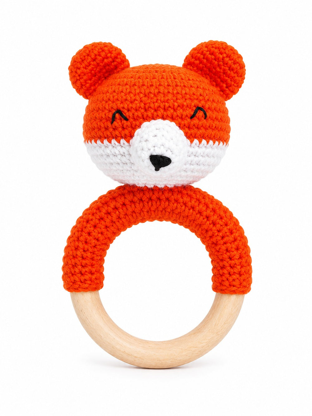 Crochet Rattle - Red