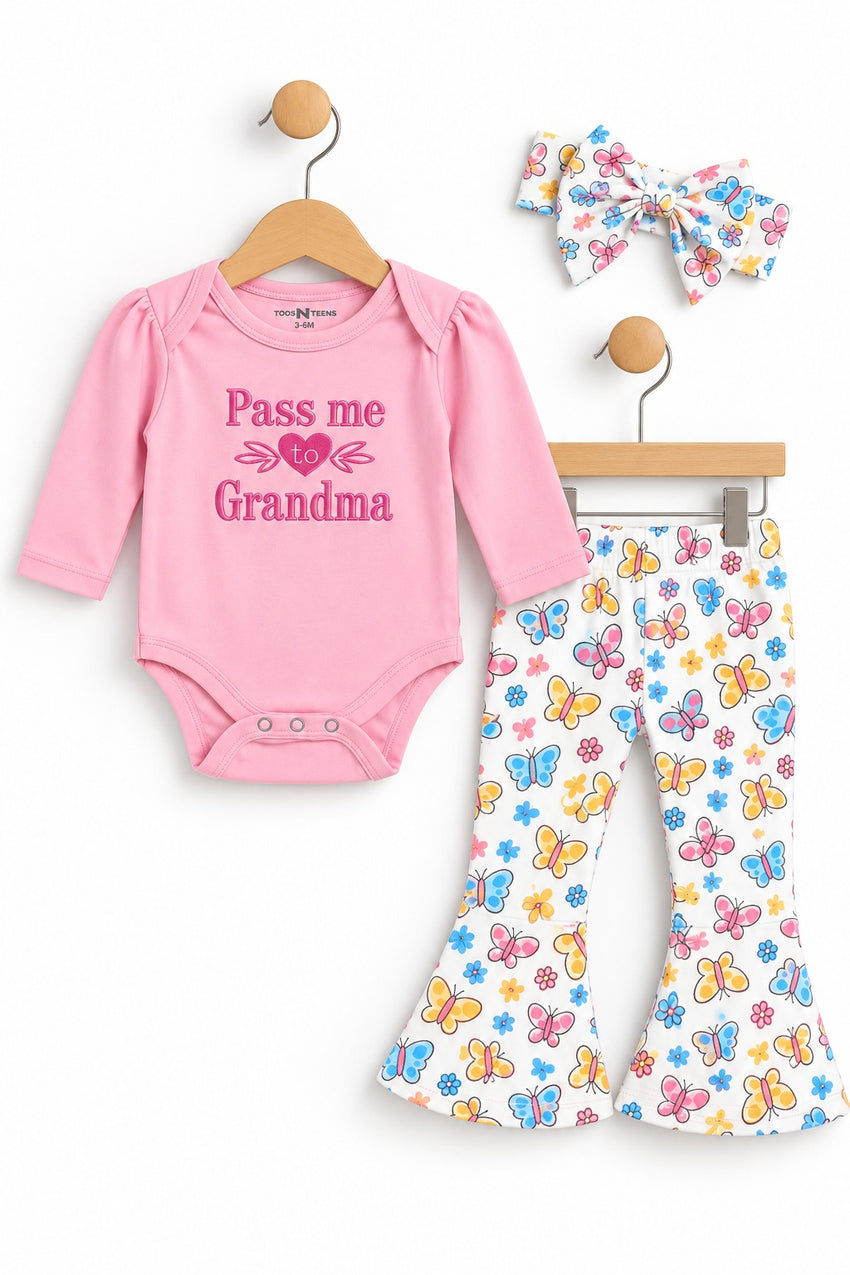 Grandma 3 Piece Baby Set (3-18M)