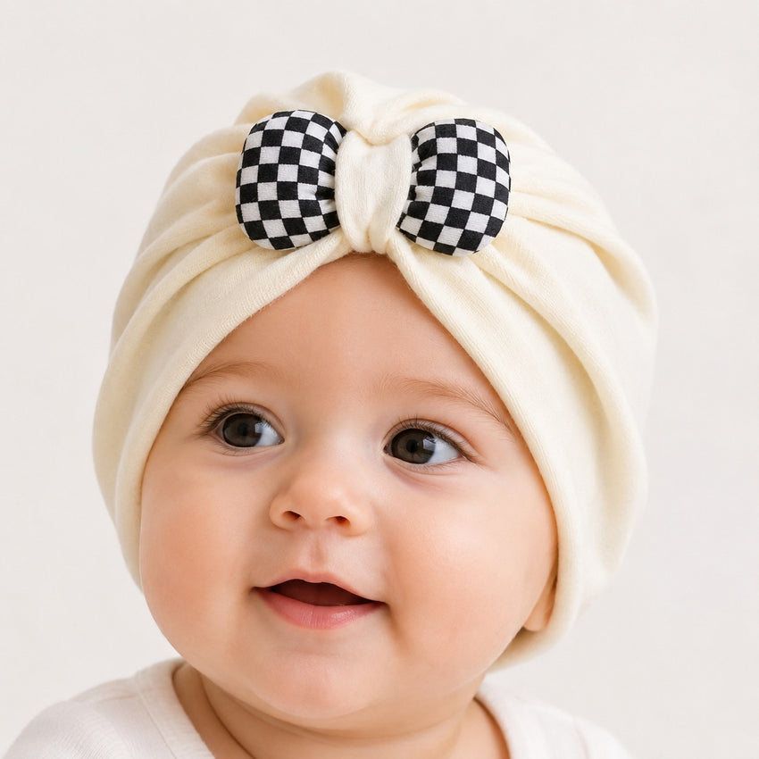Fleece baby Cap (0-12M) - Yellow