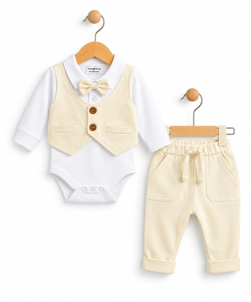 Dapper Baby Boy 2-Piece Tuxedo Set (0-36M)