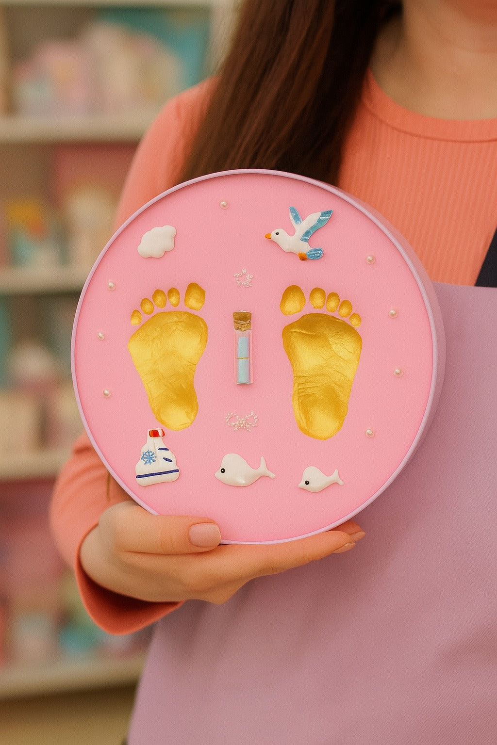 Baby DIY Handprint & Footprint Frame Kit