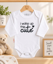 i woke up this cute - White