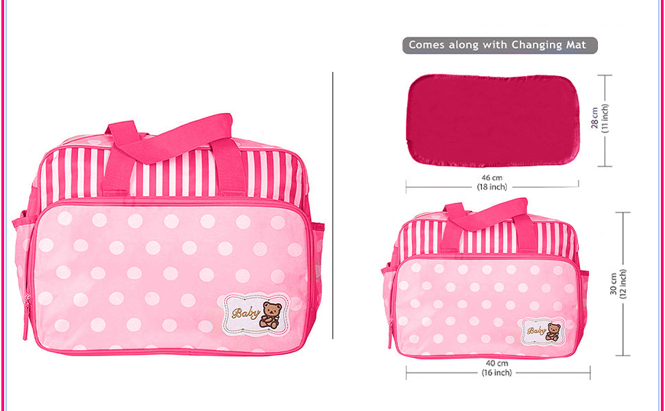 Baby Diaper Bag for Mother Pink-DB144