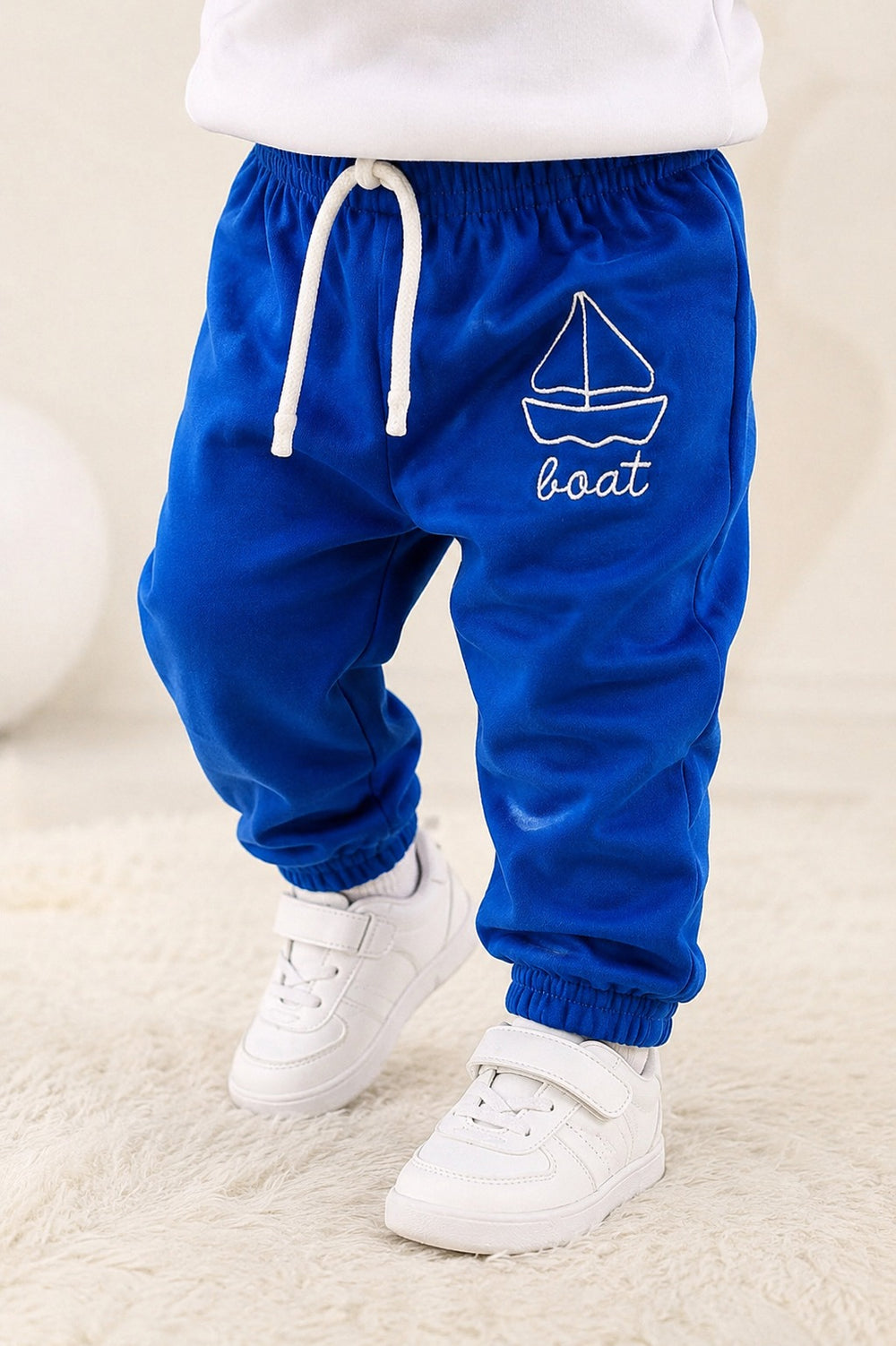 Velvet Trouser (9-24M) - Dark Blue