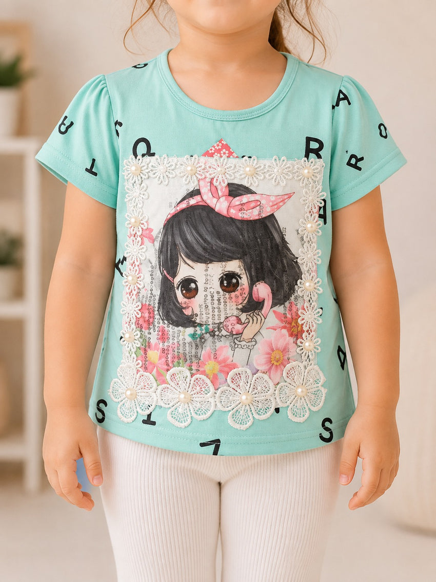 Girl T-Shirt (3-18M) - Green