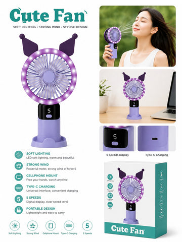 Rechargeable Fan - 6835