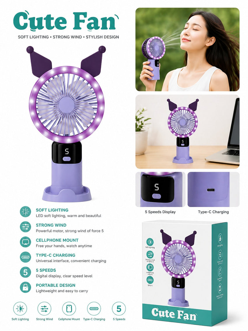 Rechargeable Fan - 6835