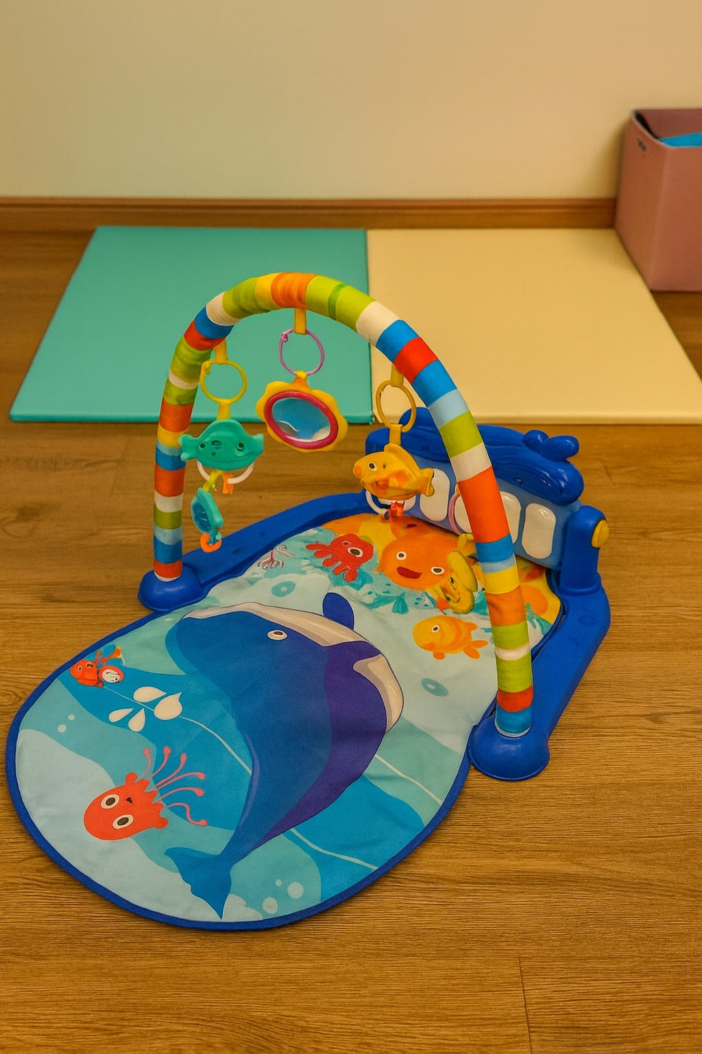 BA75-Baby Play Mat With Light & Music