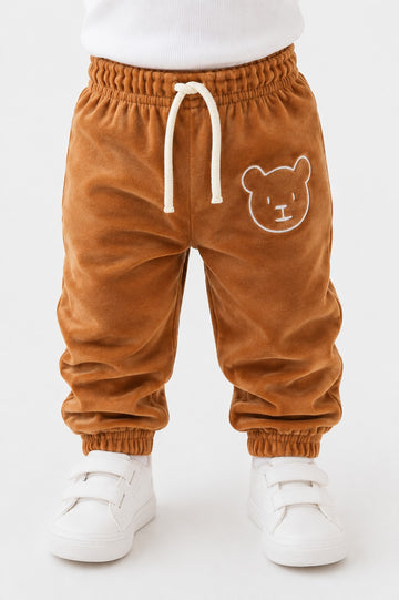 Velvet Trouser (9-24M) - Brown