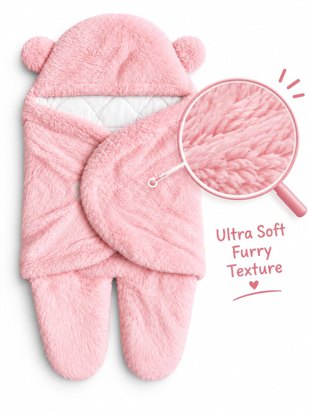 Cozy Baby Swaddle Blanket with Legs